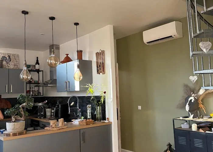 Duplex Climatise Avec Parking Et Borne Electrique