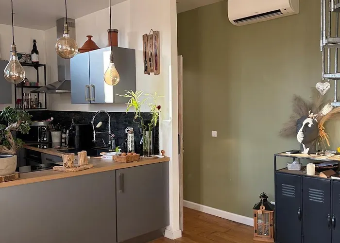 Duplex Climatise Avec Parking Et Borne Electrique Apartman